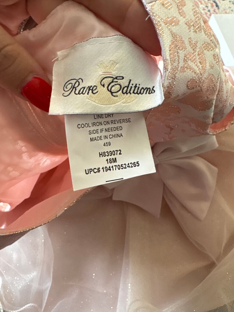 Rare Editions Pink Tulle Dress