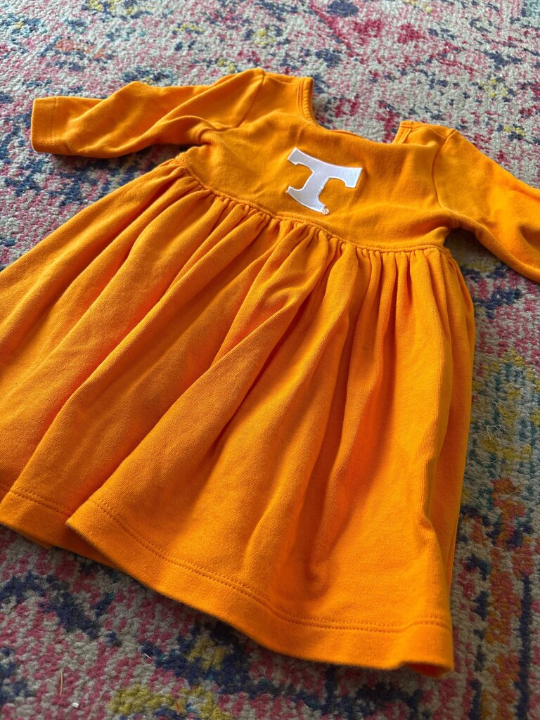 Creative Knitwear Girls' Orange Dress