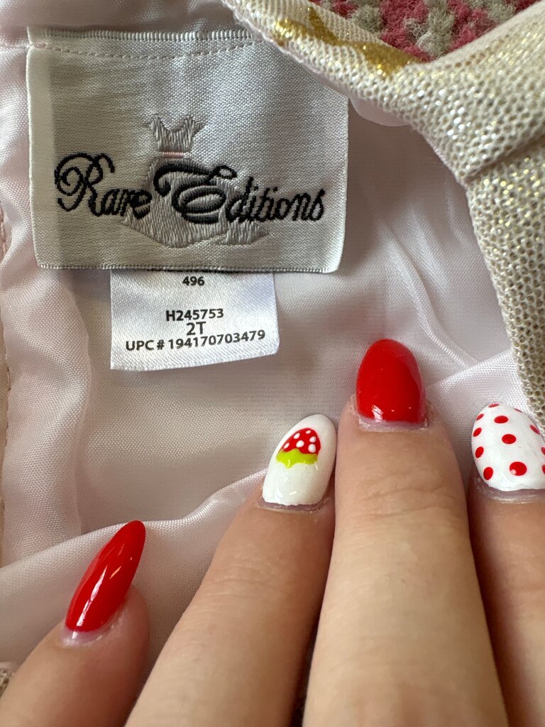Rare Editions Gold Star Dress