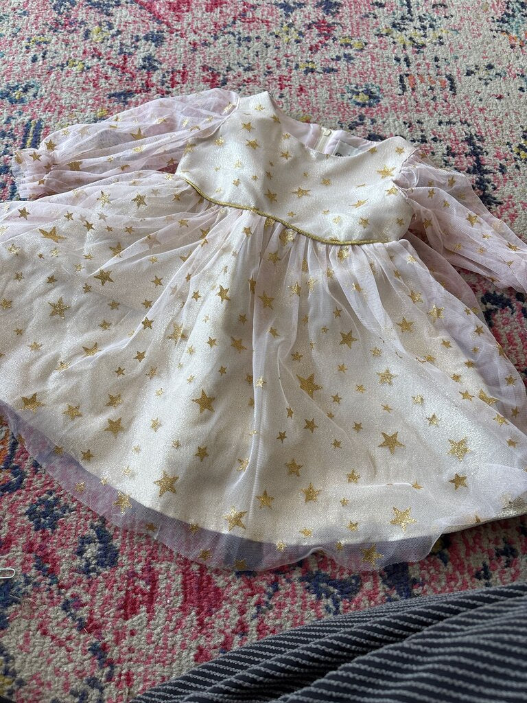 Rare Editions Gold Star Dress