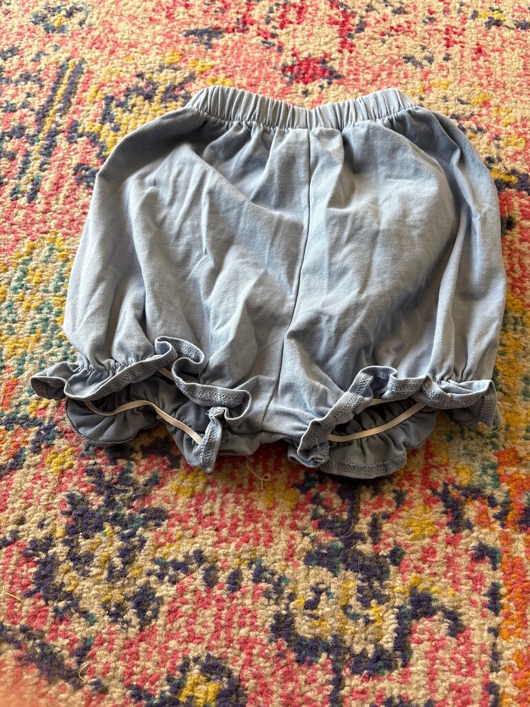 Toddler Blue Ruffle Bloomers