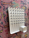White Dish Drying Rack with Pegs