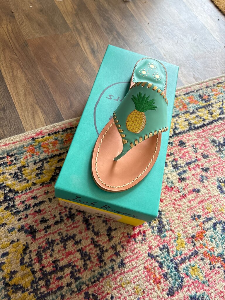 Jack Rogers Pineapple Slide Sandal