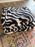 Zebra Print Fleece Blanket