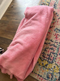 Soft Pink Fleece Blanket