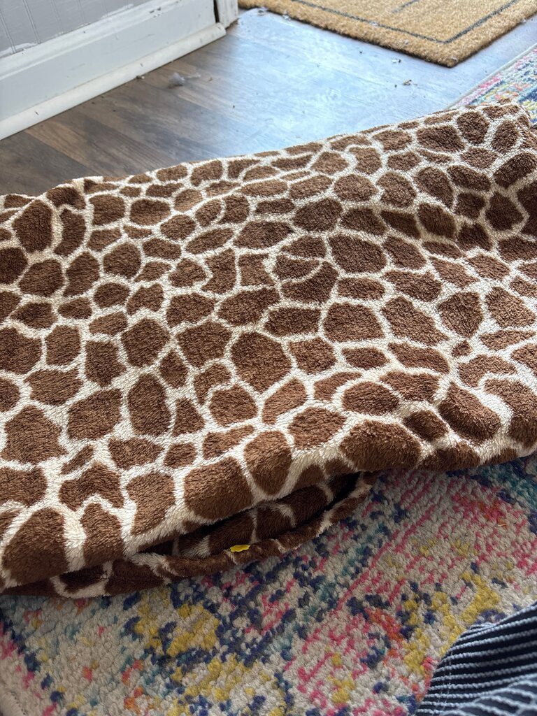 Giraffe Print Blanket