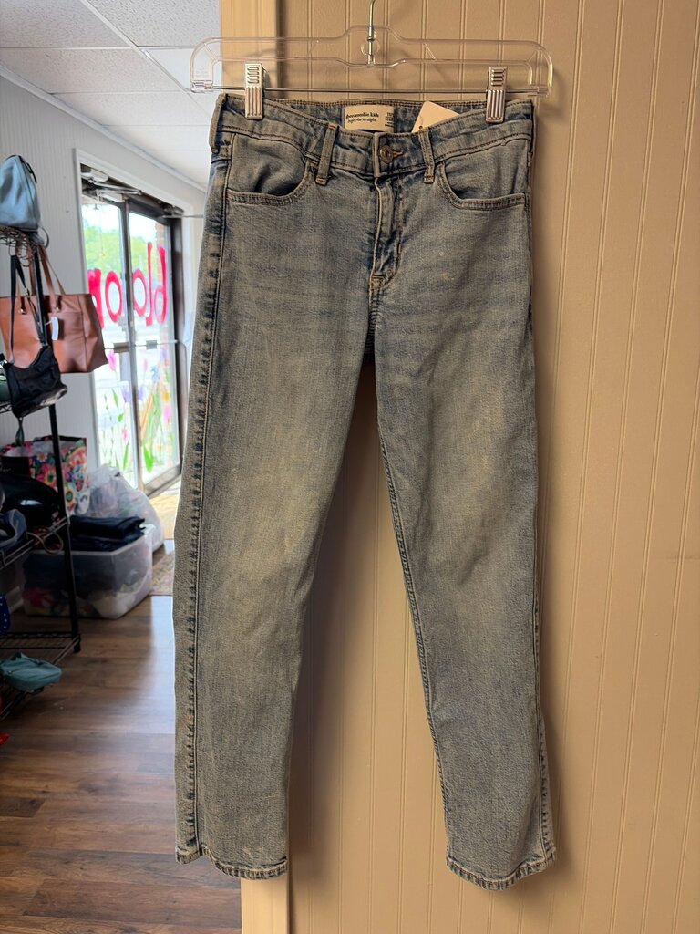 Abercrombie Kids High Rise Straight Jeans