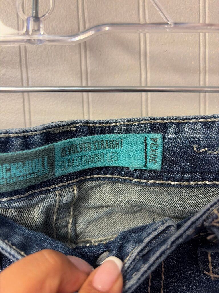 Rock & Roll Denim Women's Straight Leg Jeans
