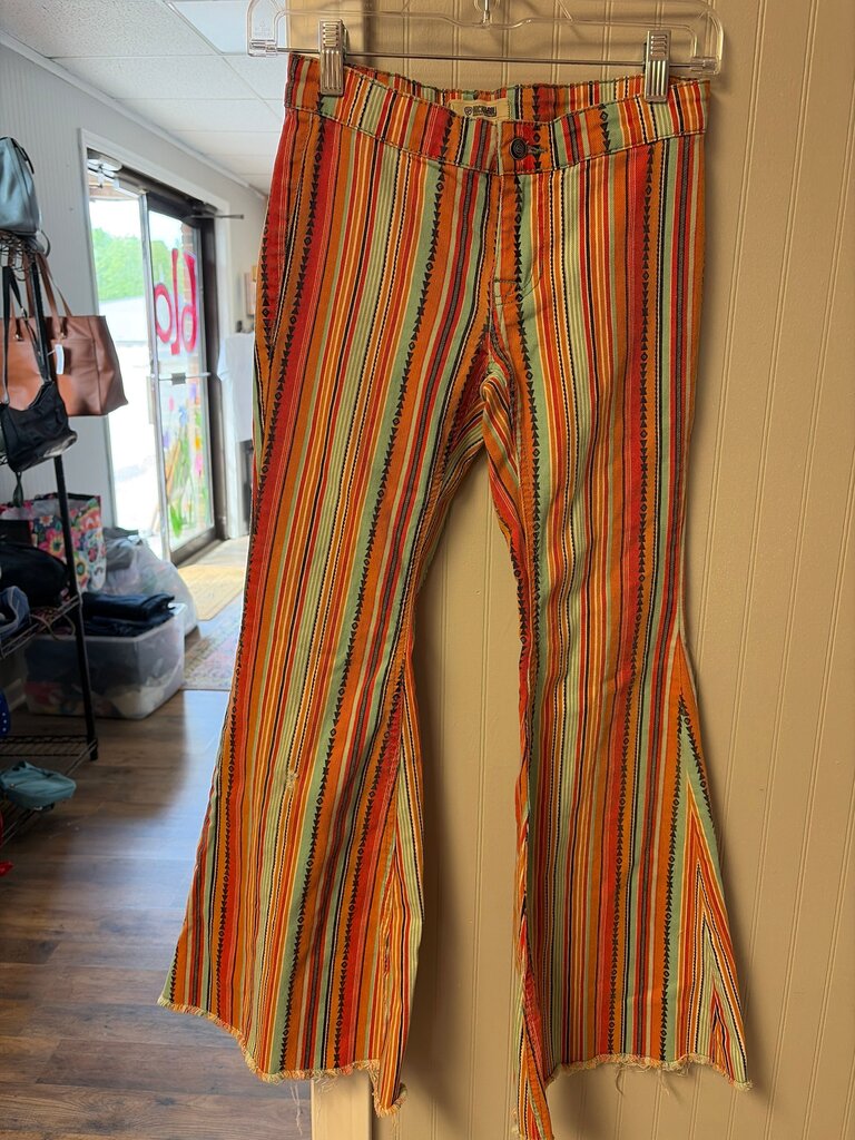 Rock & Roll Denim Girls Bargain Button Bell Pants