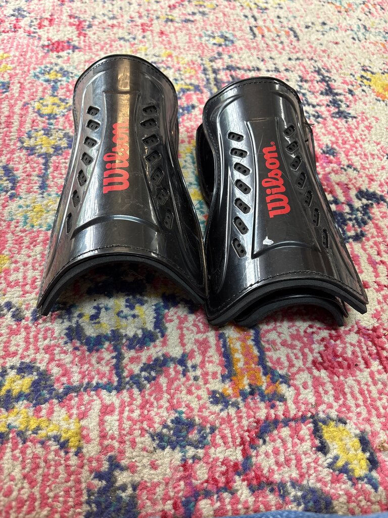 Wilson Black Batting Shin Guards