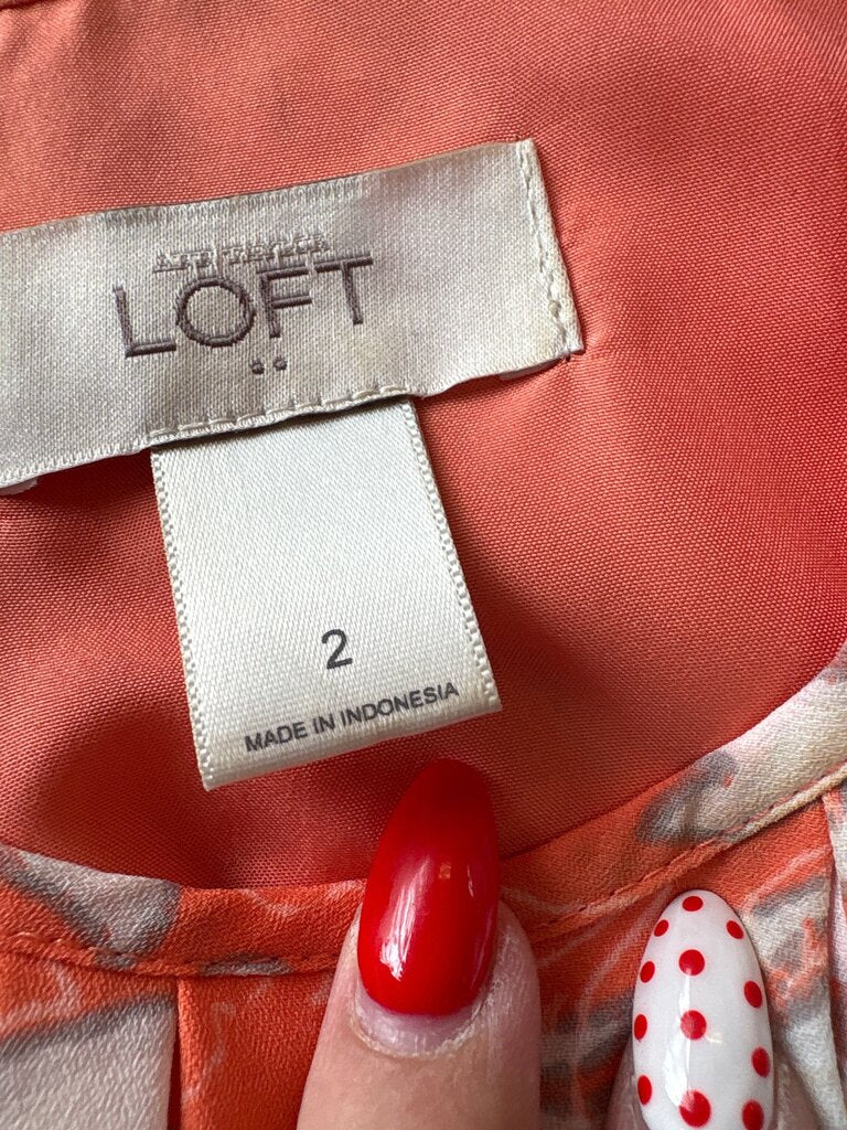 LOFT Women's Floral Dress