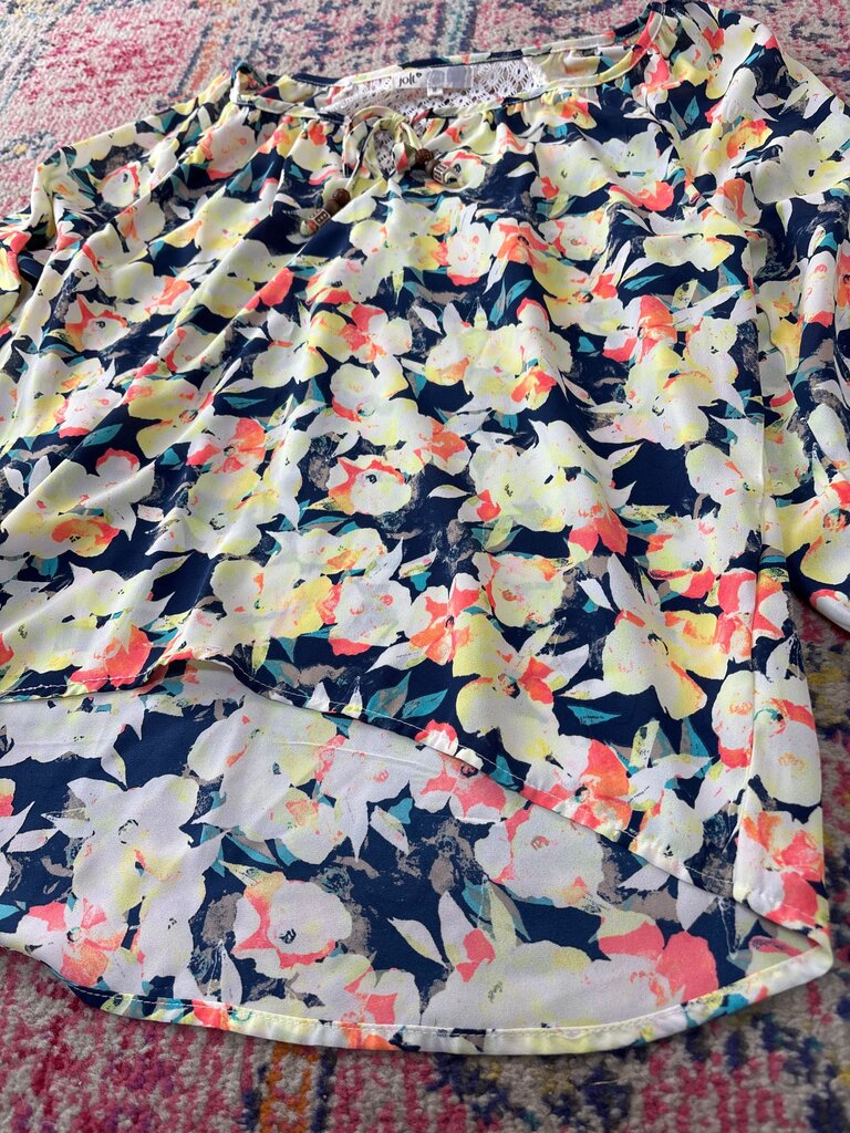 Floral Print Jolt Blouse