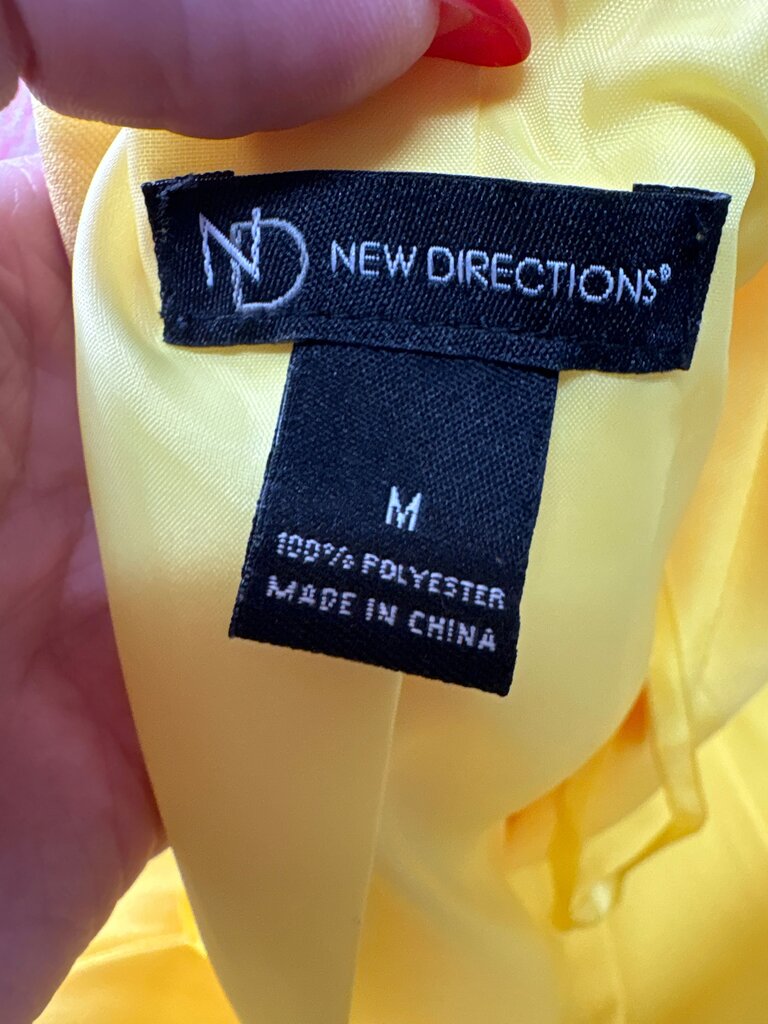 New Directions Yellow Blazer