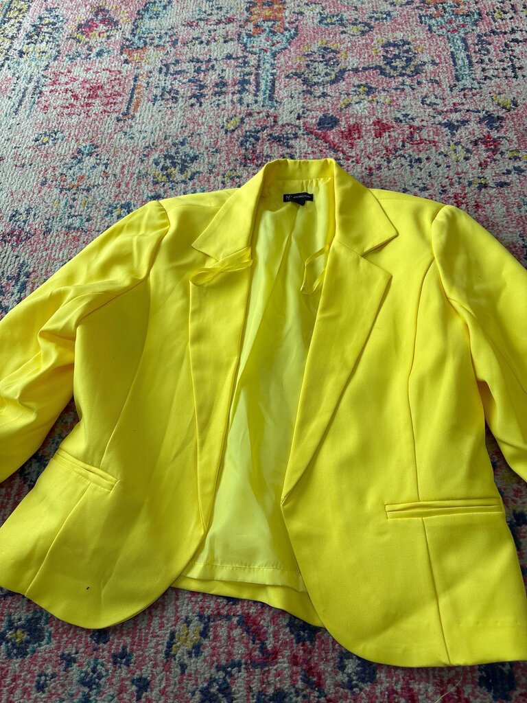 New Directions Yellow Blazer