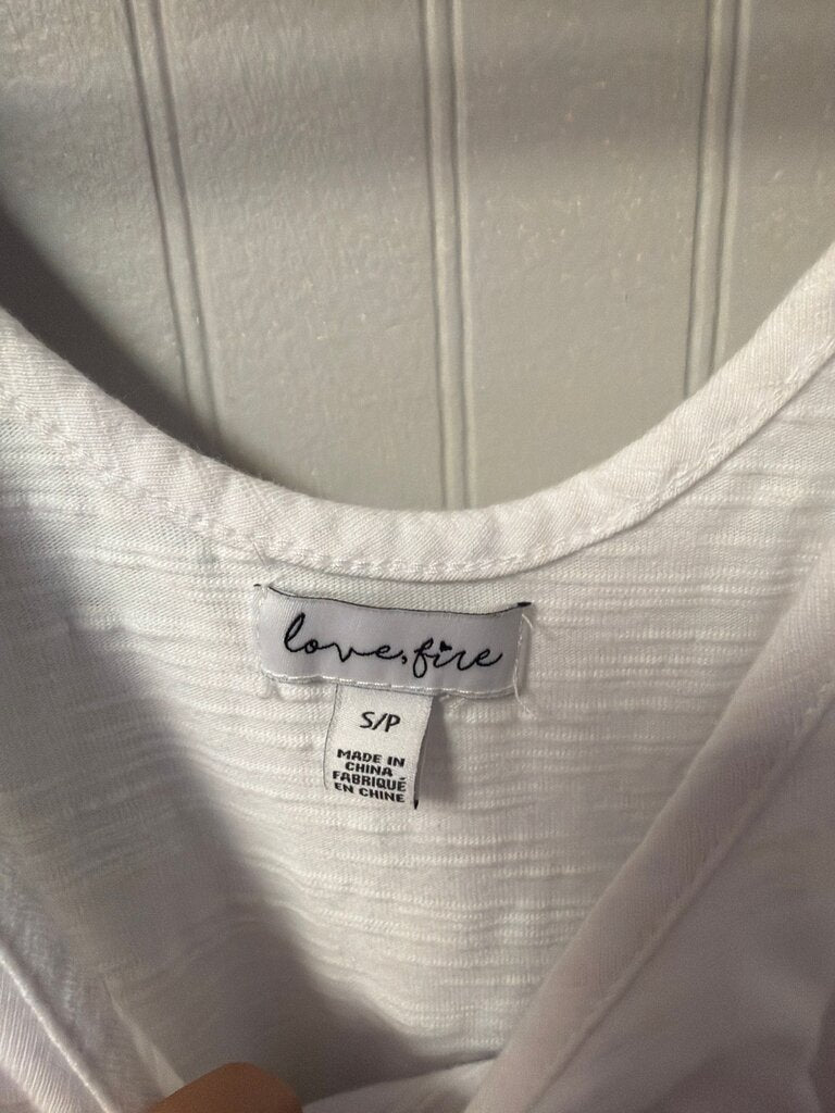 Love Fire Women's White Dress