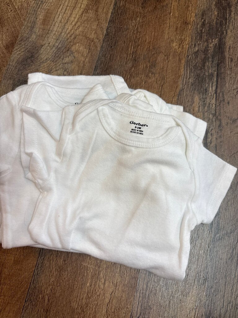Gerber Short Sleeve Onesies 3-Pack