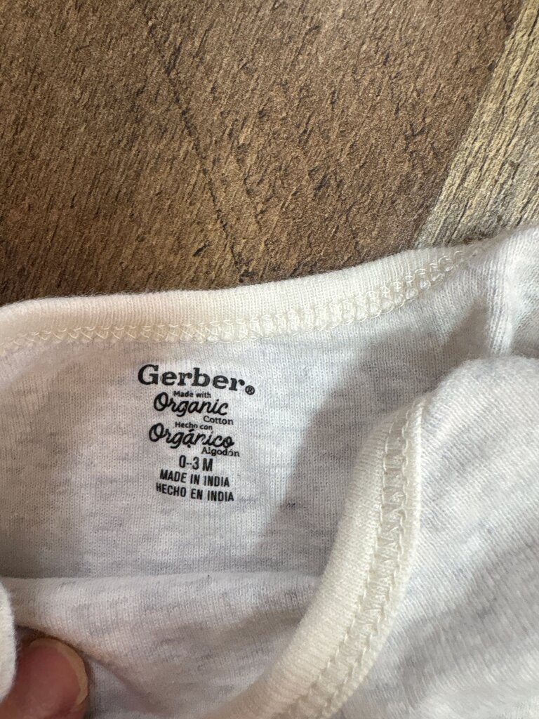 Gerber Organic Boys Onesie New to the Crew