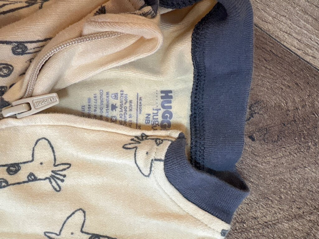 Cute Giraffe Pattern Baby Sleepers