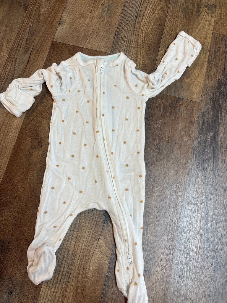 Cloud Island Newborn Zippered Footed Pajamas