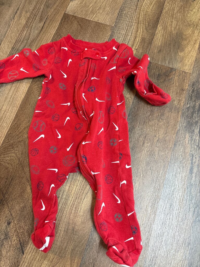 Nike Red Baby Onesie