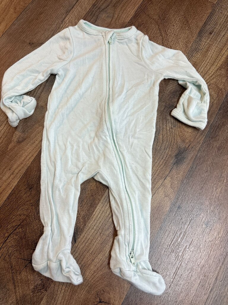 Cloud Island Mint Green Zip-Up Sleep Suit