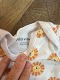 Baby Lion-Print Onesie 0-3 Months