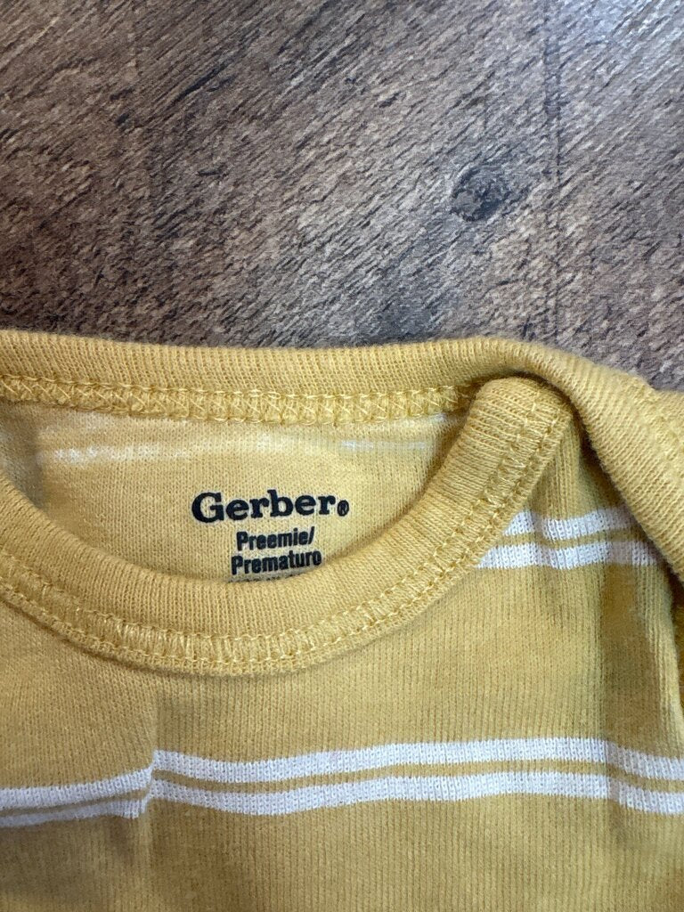 Gerber Preemie Striped Onesie