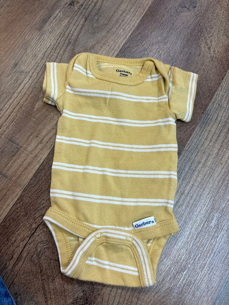 Gerber Preemie Striped Onesie