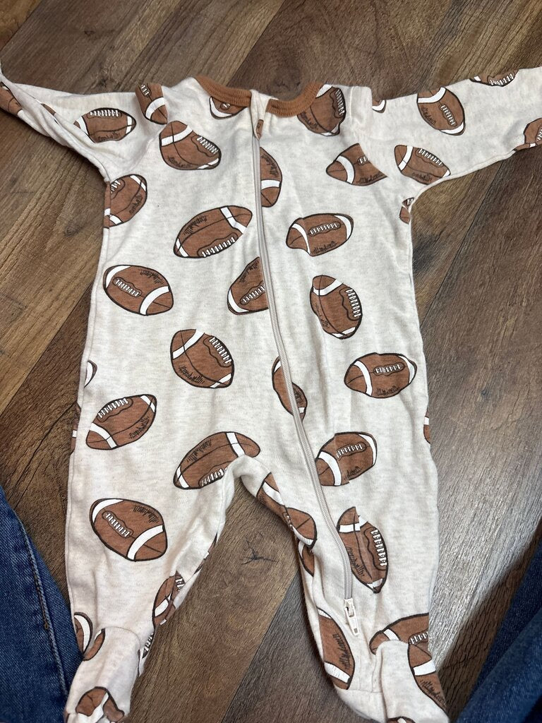 Football Print Baby Sleepwear