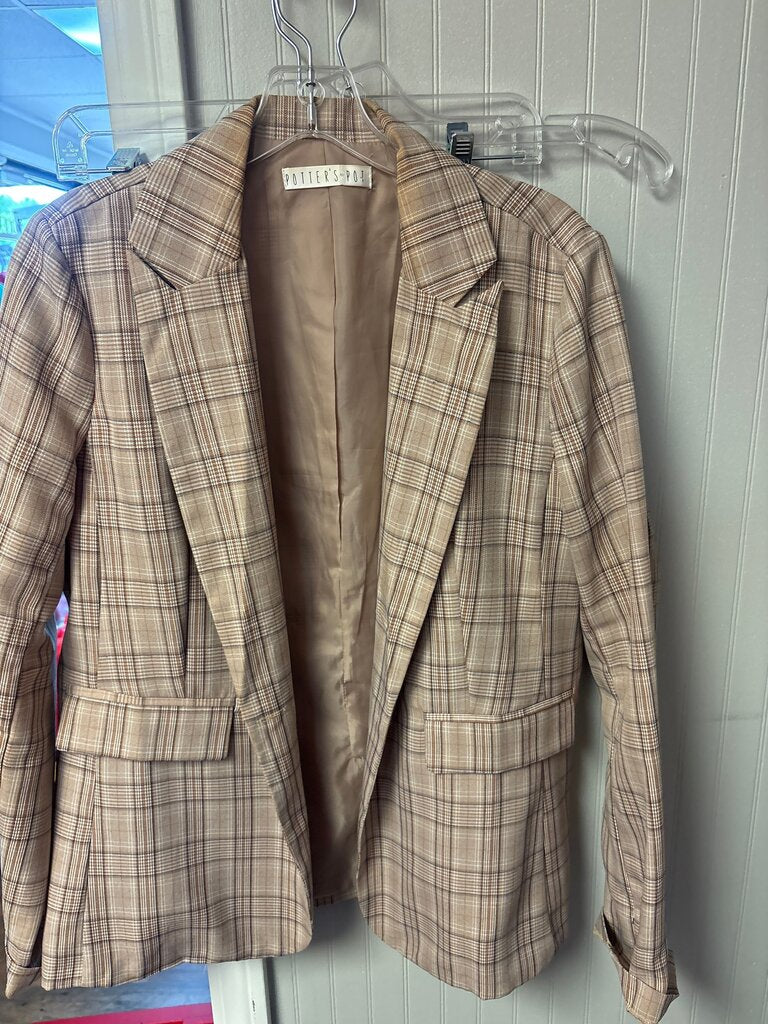 Potter's Pot Plaid Blazer