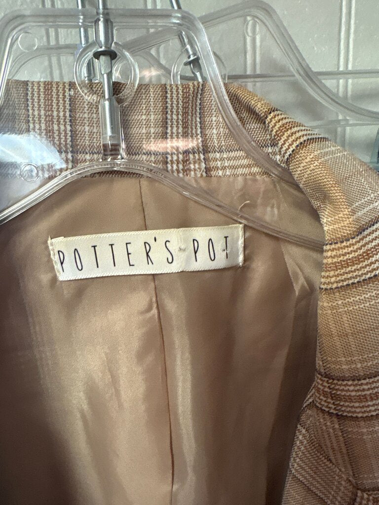 Potter's Pot Plaid Blazer