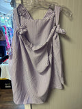 Striped Purple Dress