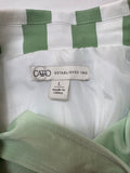 Cato Green and White Striped Blazer