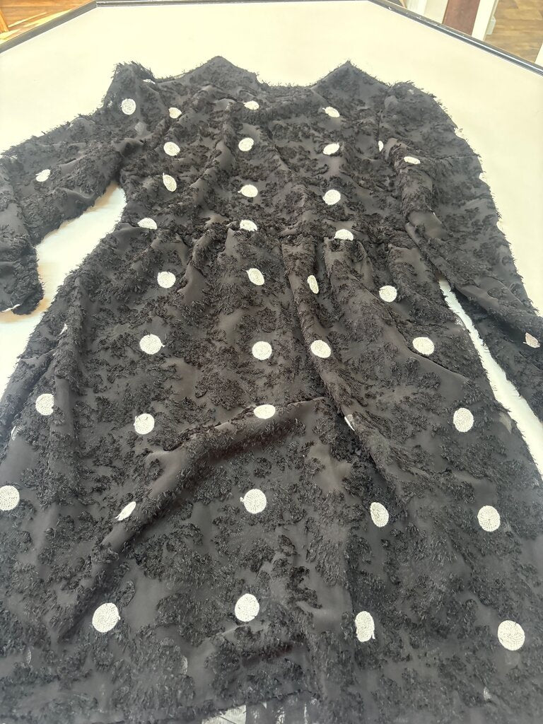 Shein Black Polka Dot Dress