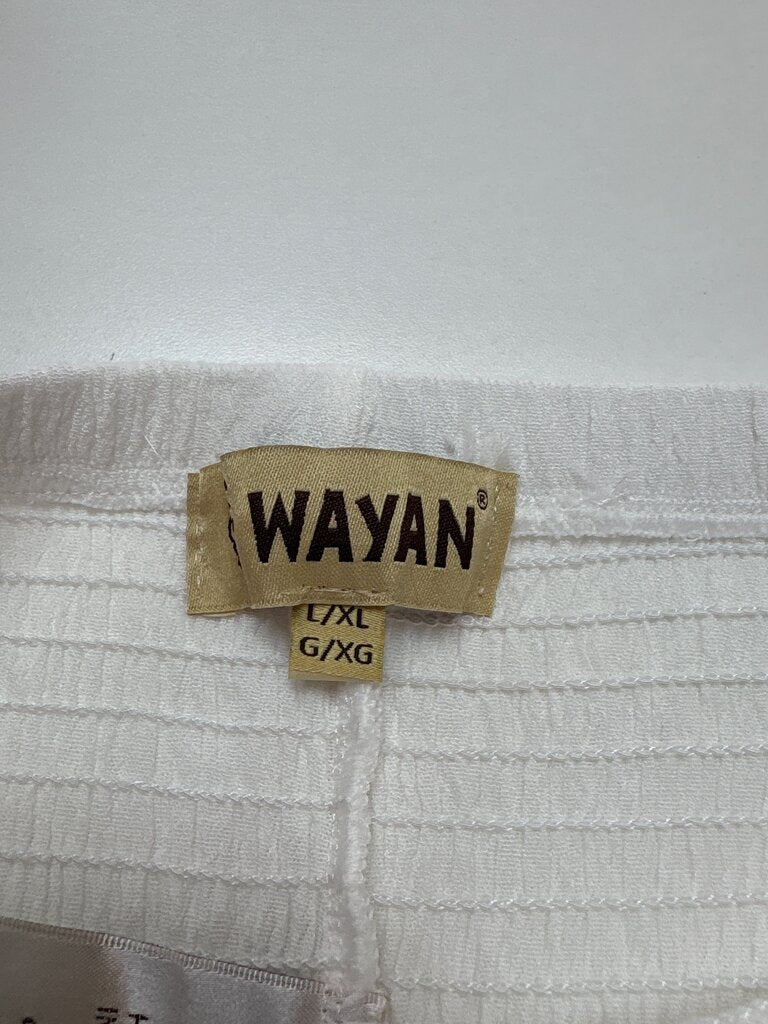 Wayan White Palazzo Pants