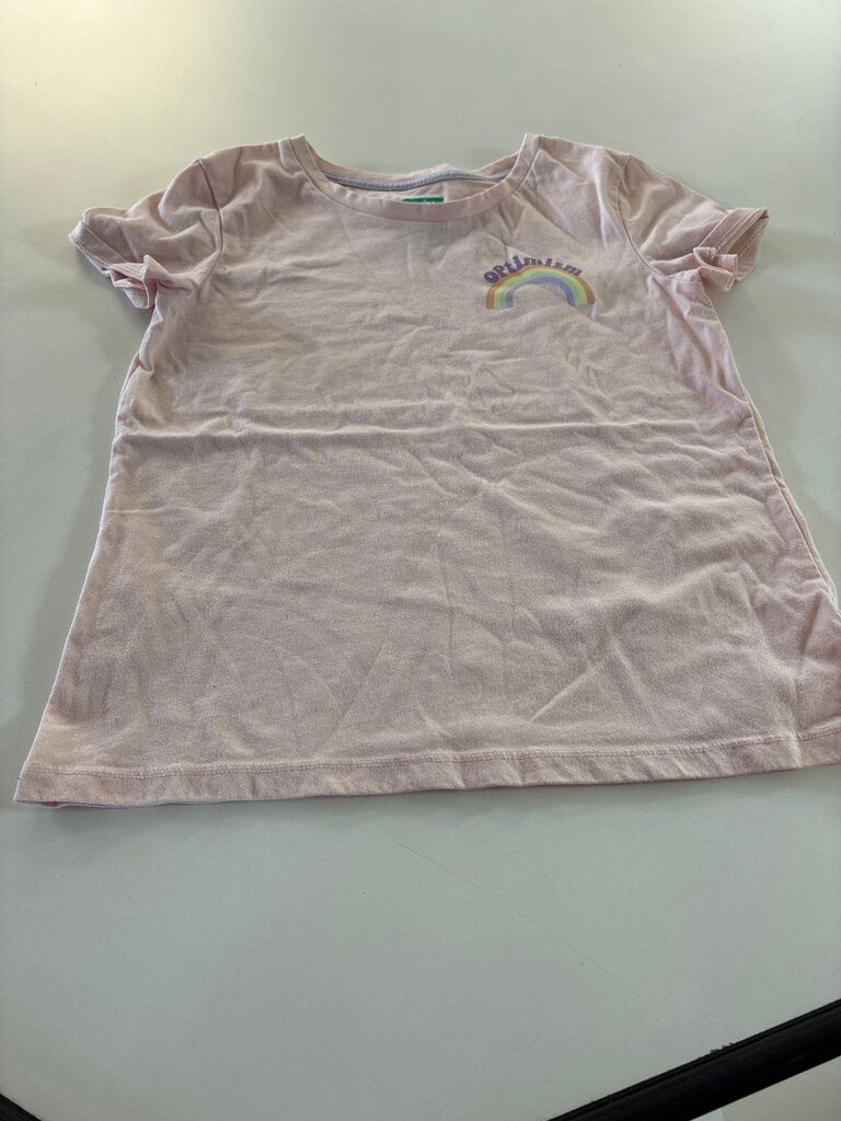 Girls Pink Rainbow T-Shirt