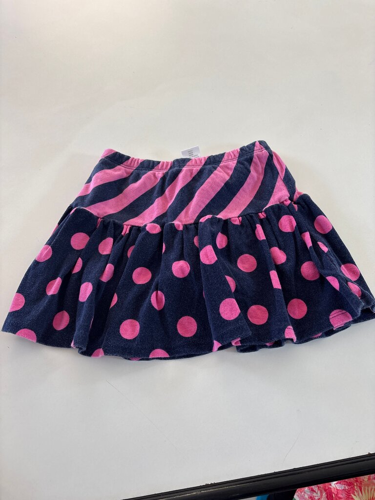 Gymboree Girls' Navy and Pink Polka Dot Skirt