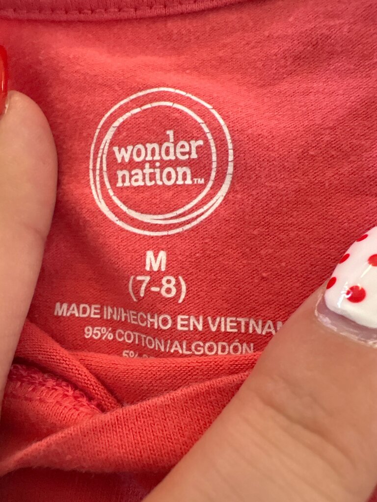 Wonder Nation Girls' Giraffe Graphic Tee