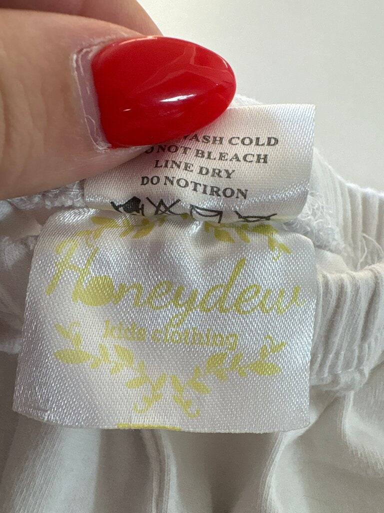 Honeydew White Ruffle Pants