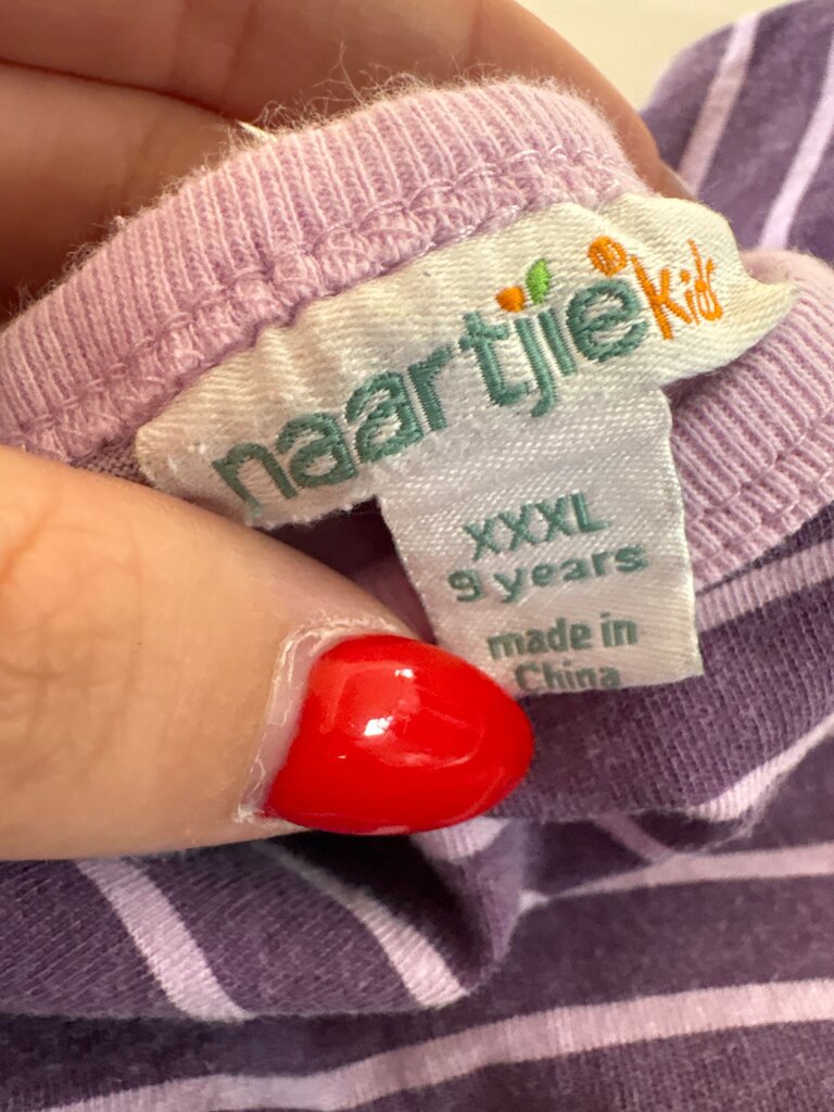 Naartjie Kids Purple Striped Outfit