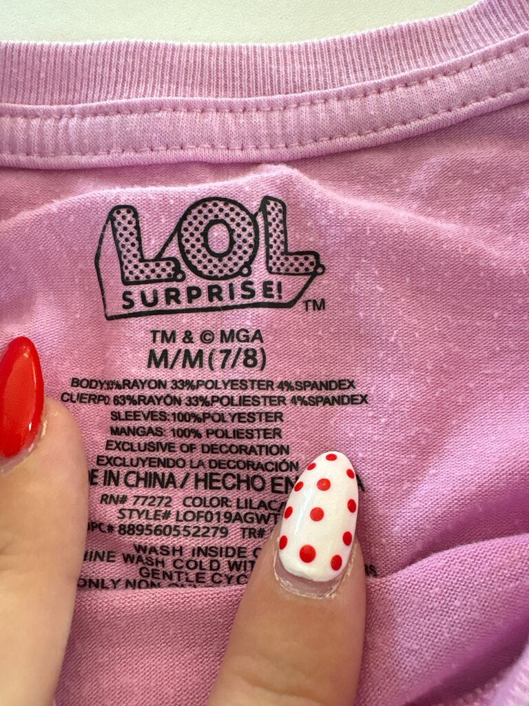LOL Surprise Glitter On T-Shirt