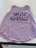Purple Sequin Tank Top