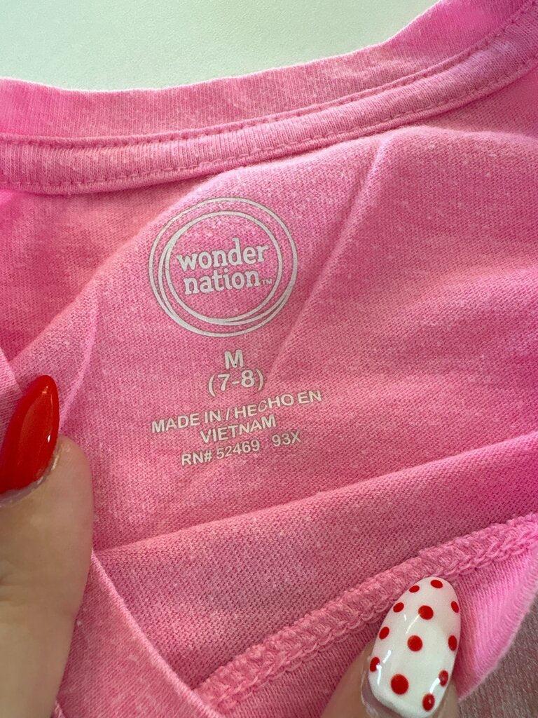 Wonder Nation Pink T-Shirt with Sequins