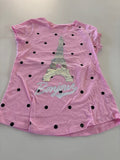 Justice Girls' Pink Eiffel Tower T-Shirt