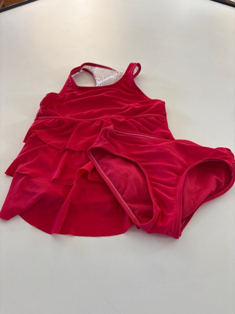 Girls' Red Swim Set
