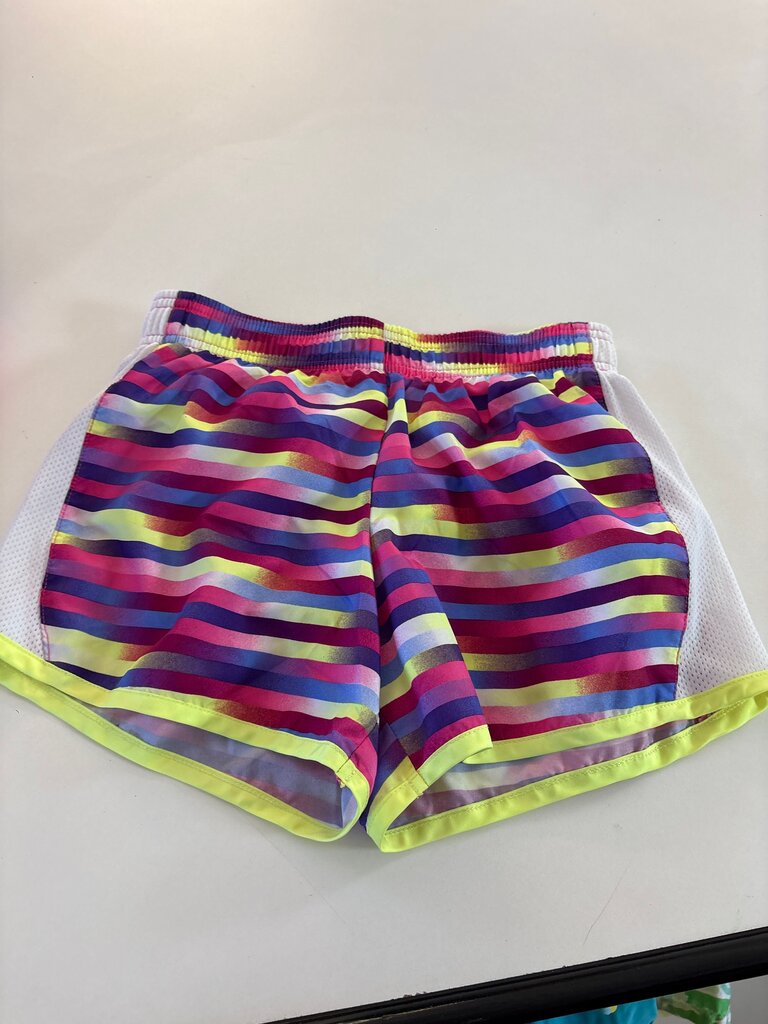 Danskin Now Girls' Multicolor Striped Shorts