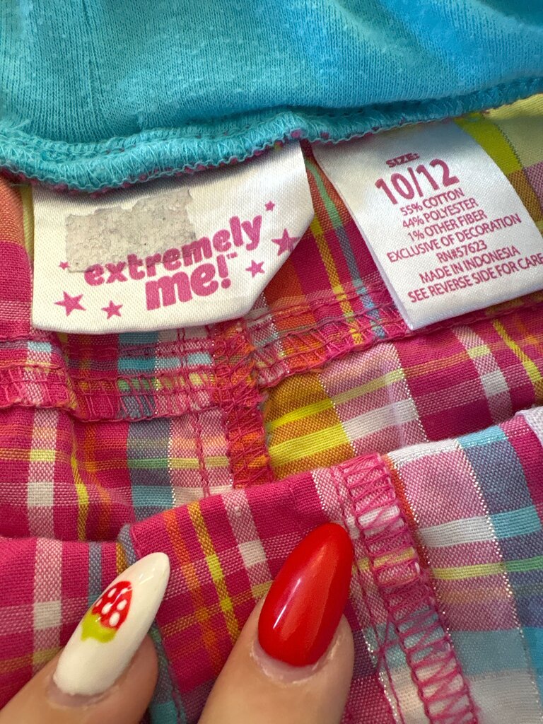 Extremely Me Girls' Plaid Shorts