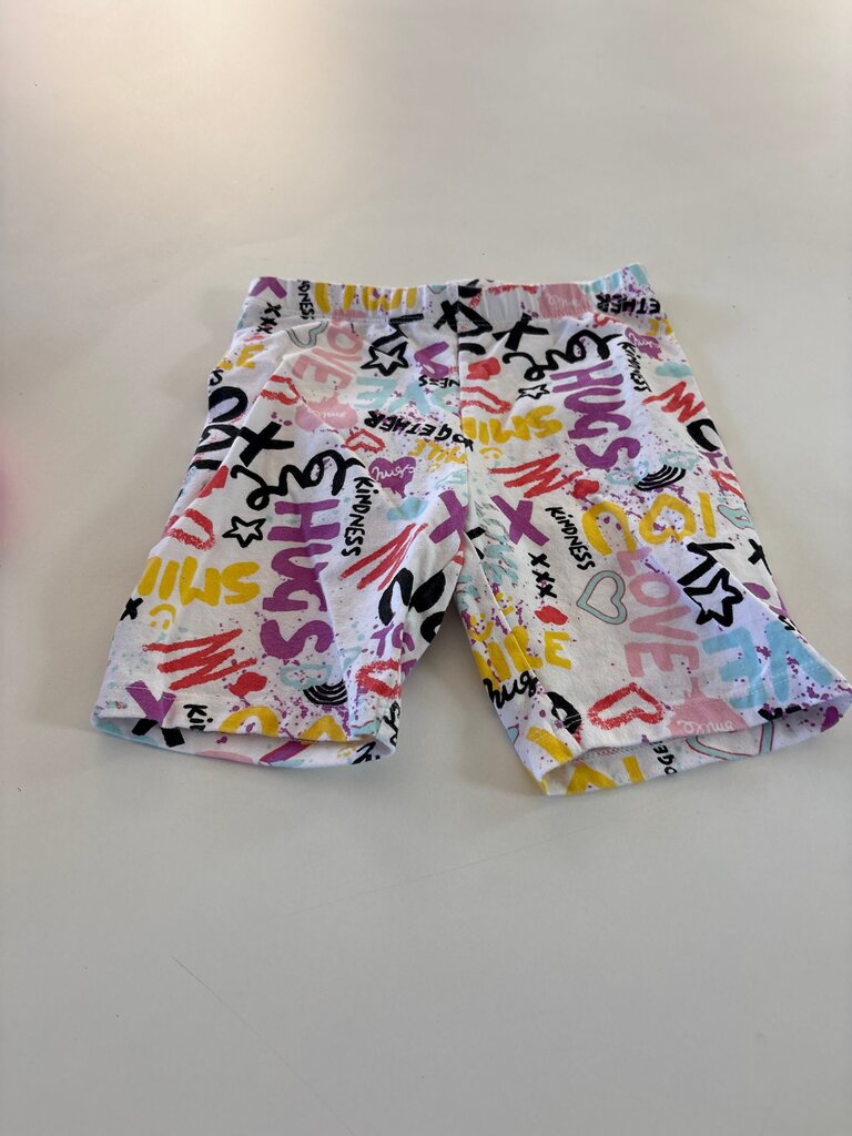 Wonder Nation Girls' Colorful Graphic Shorts