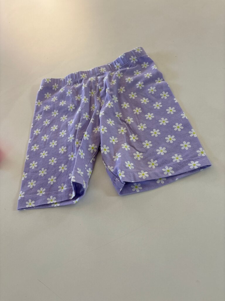 Wonder Nation Girls' Purple Floral Print Shorts