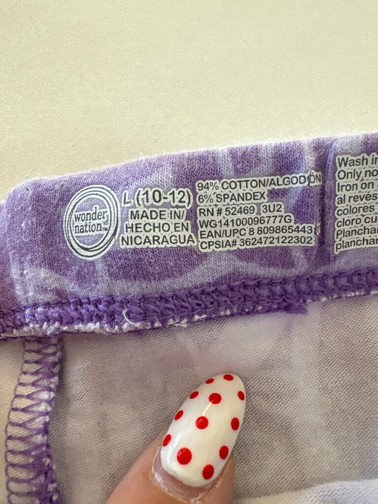 Wonder Nation Purple Swirl Swim Shorts